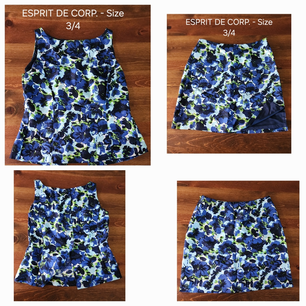 ESPRIT Blue Floral 2-piece